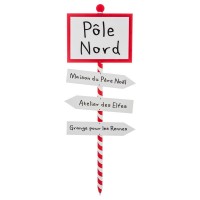 Pancarte Pôle Nord