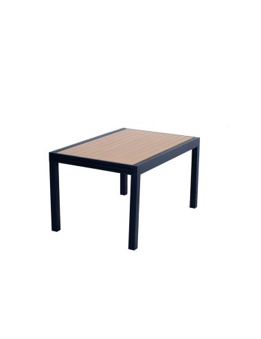 Table Porto 6-10P Aluminium effet bois